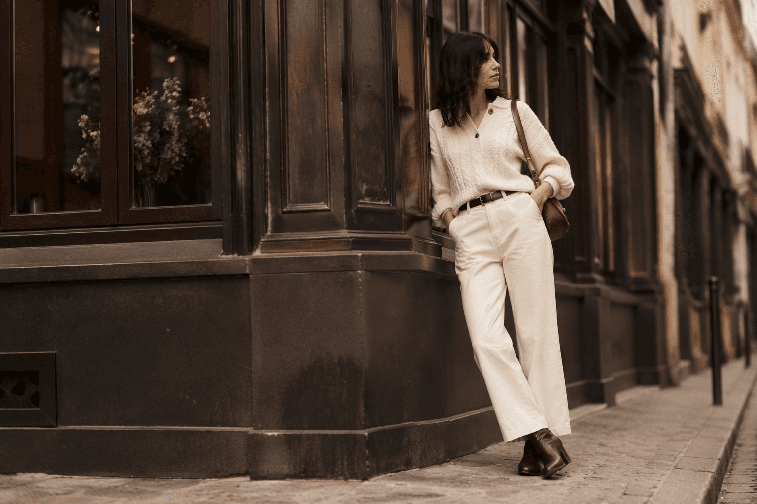 Sézane pants solve petite fit problems with shorter inseams
