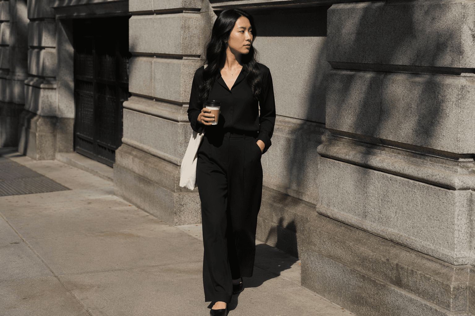 Petite shoppers get longer lines with monochrome sets from Quince