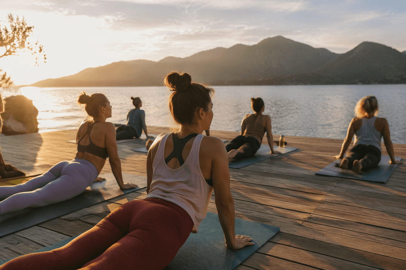 Yoga Journal offers a 15-minute flow to release morning tension