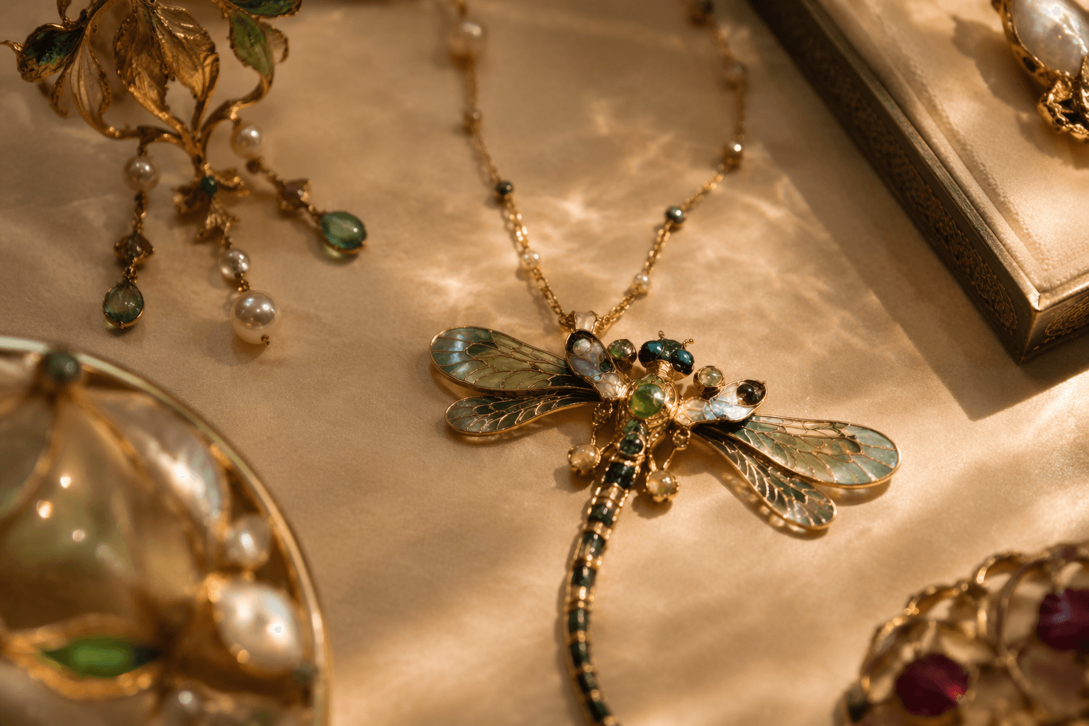 Art Nouveau jewelry redefined beauty with nature-inspired forms