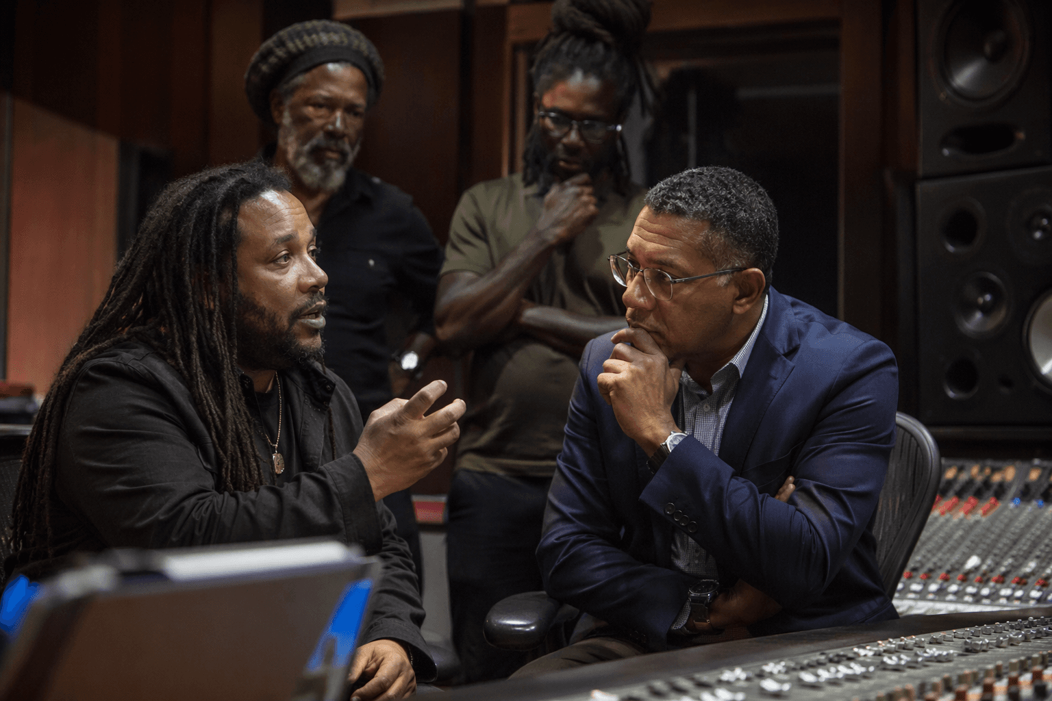 Holness previews Stephen Marley’s new Jamaica tribute album at Tuff Gong
