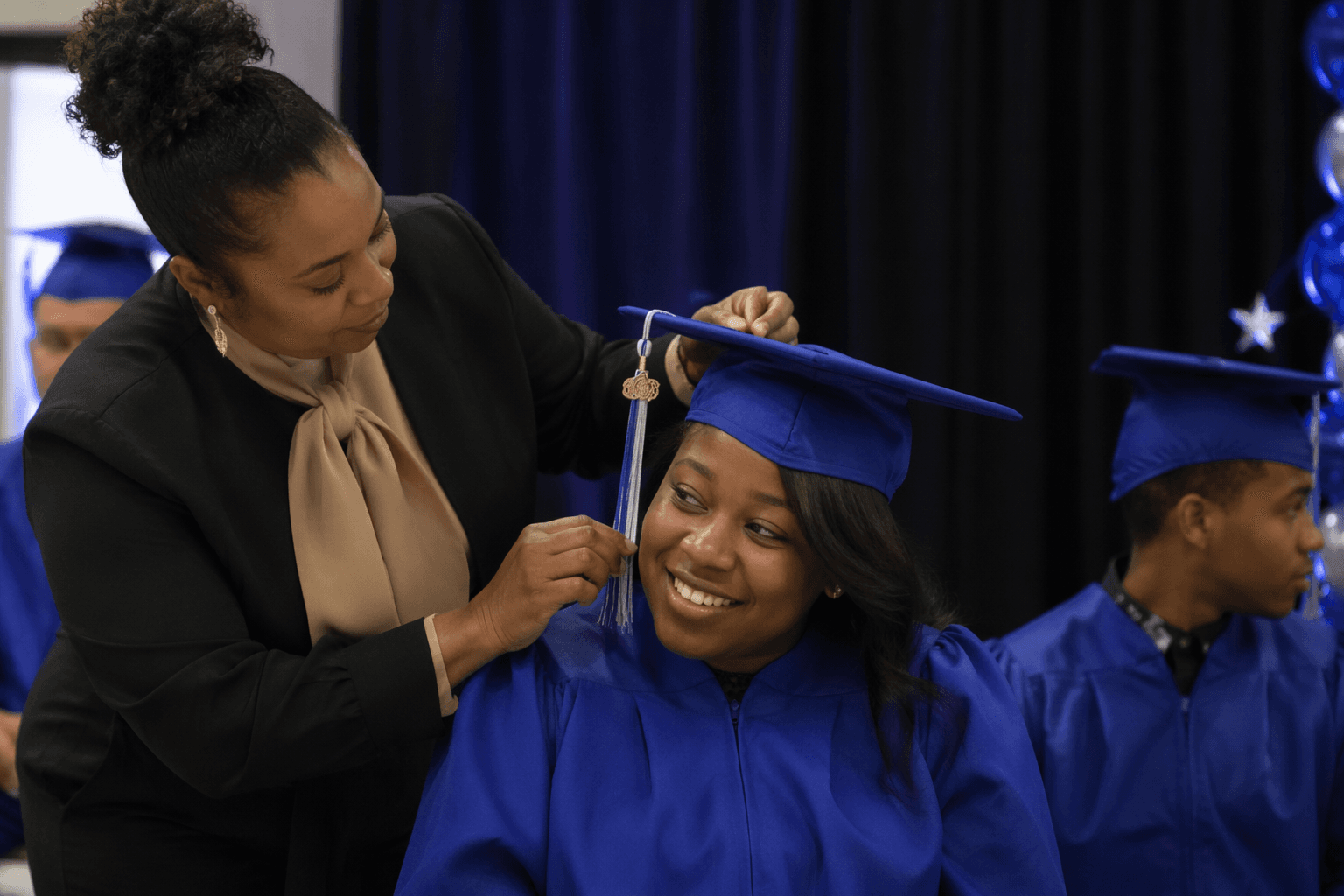 Stinnett celebrates eight Chimes School graduates in Baltimore City