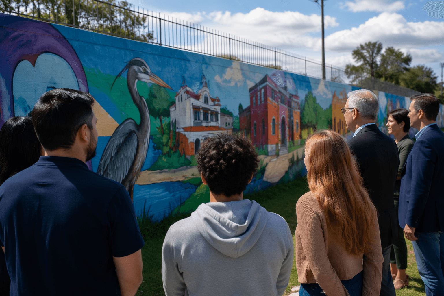 Sanford celebrates student mural along Safety Lane near 5-Points