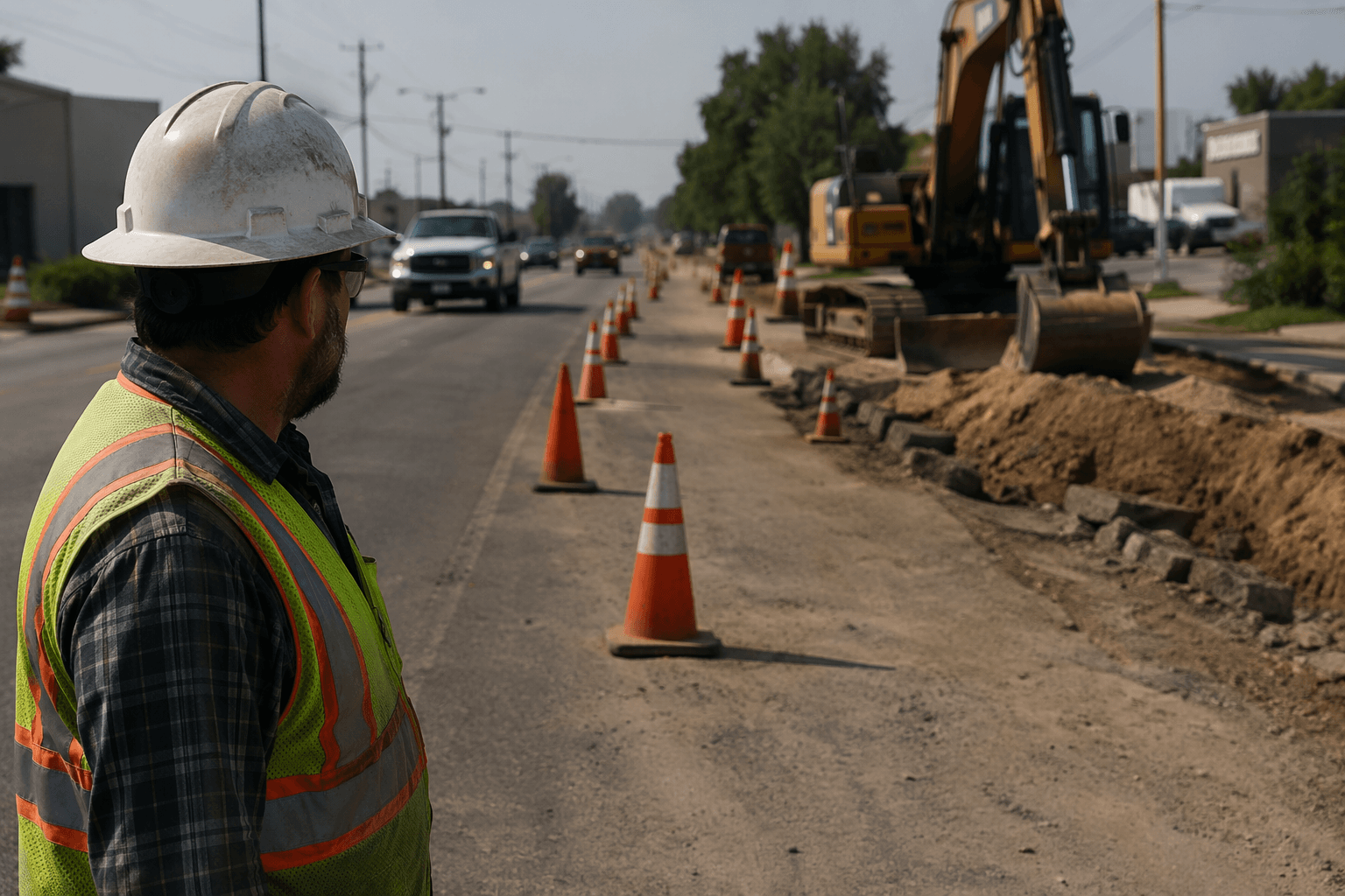 Eastbound Jensen Avenue closes for sewer repairs through August