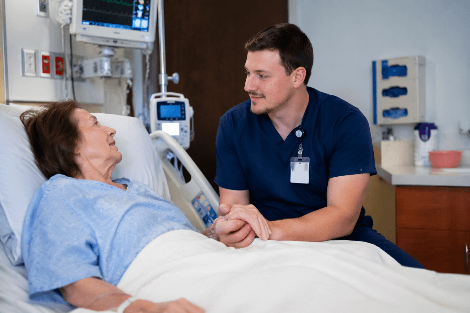 Welch Community Hospital honors nurse Tyler Simpson for compassionate care