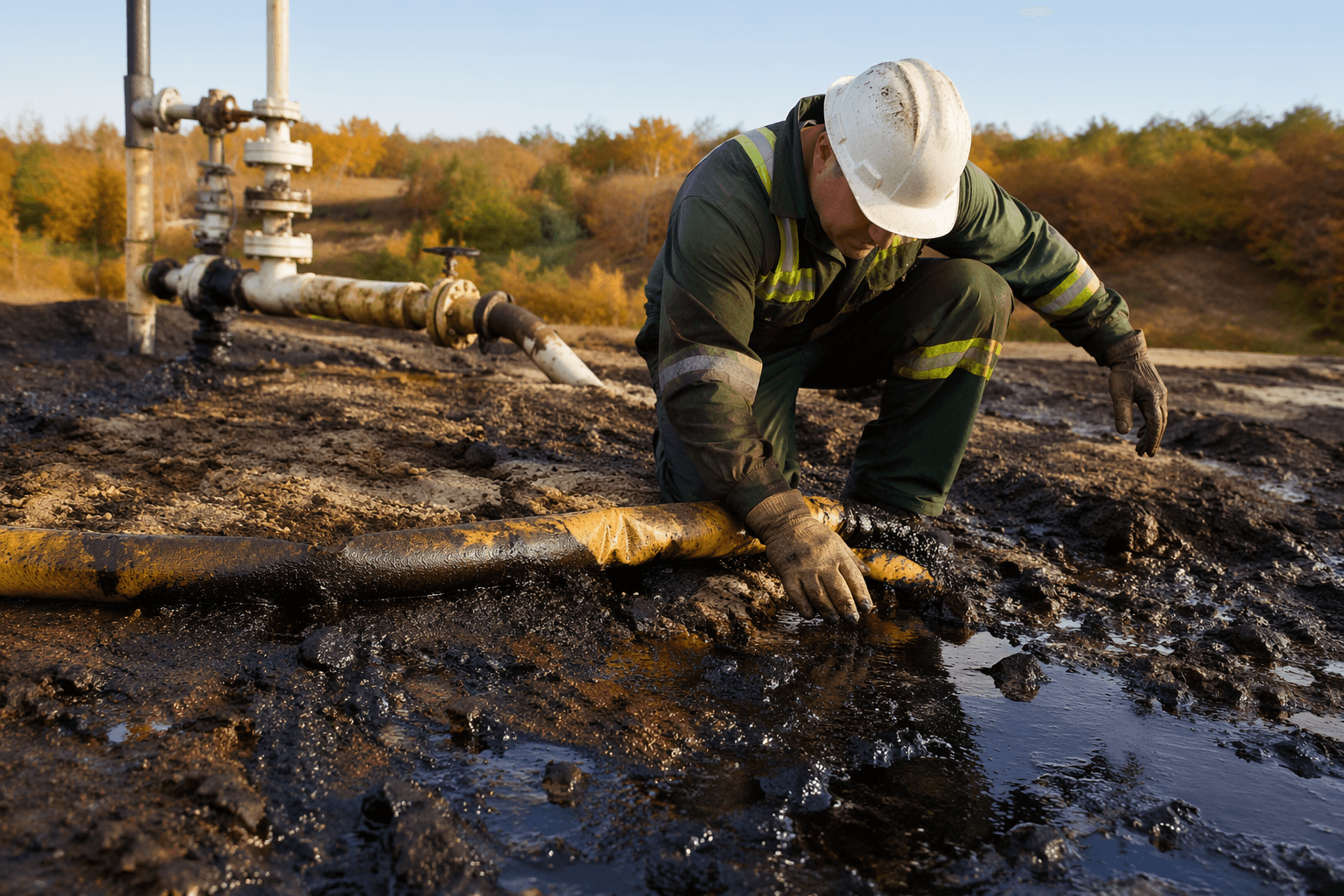 Valve failure spills 100 gallons of oil near Eckman, prompts response
