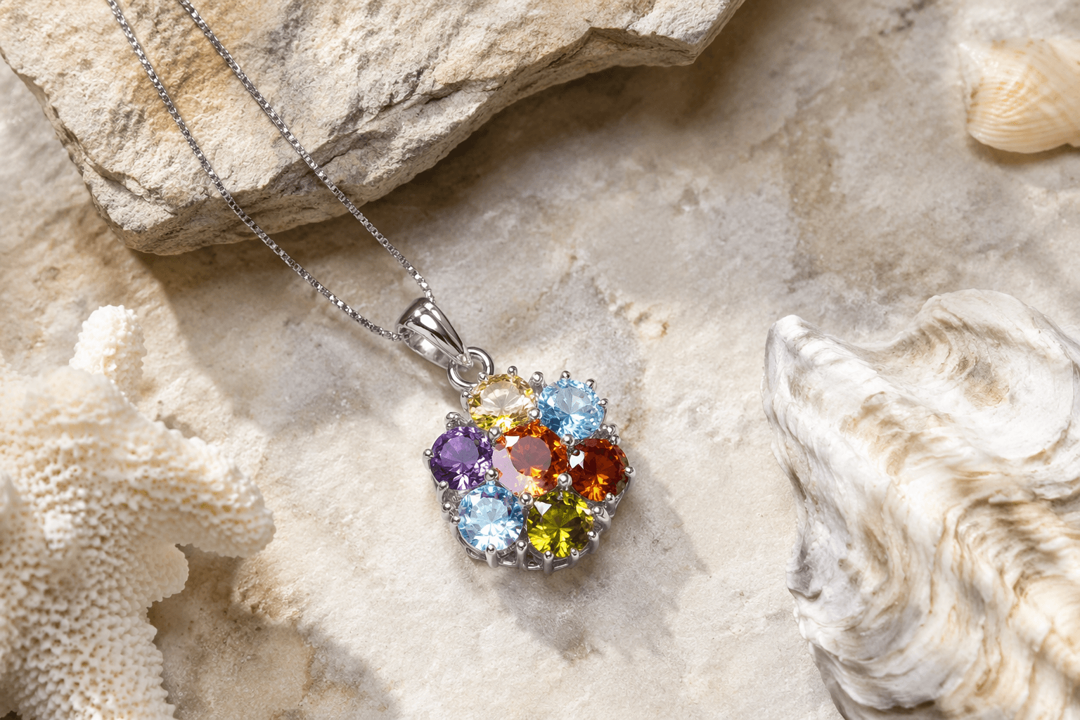 Parade spotlights Gem Treasures cluster pendant for summer sparkle