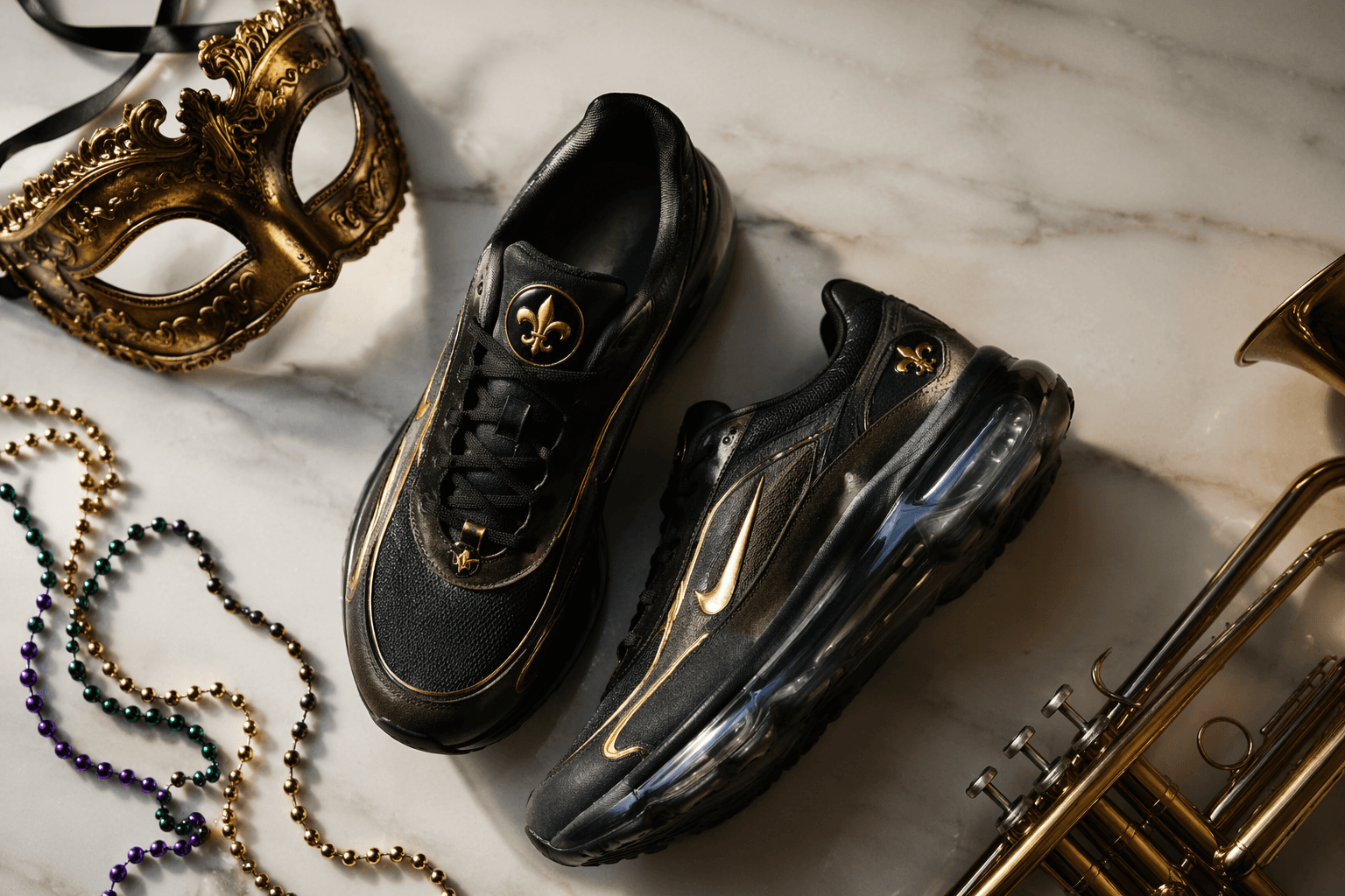 Nike Vomero Premium Fleur De Lis brings New Orleans flair to running style