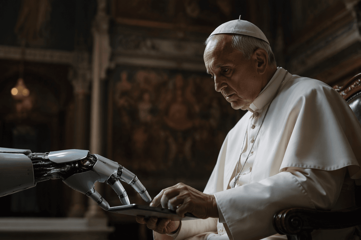 Pope warns on AI as Knicks sweep Cavaliers, incumbents fall