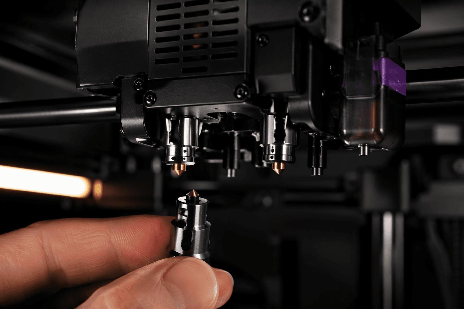 Creality expands beyond printers with KliTek nozzle-changing system