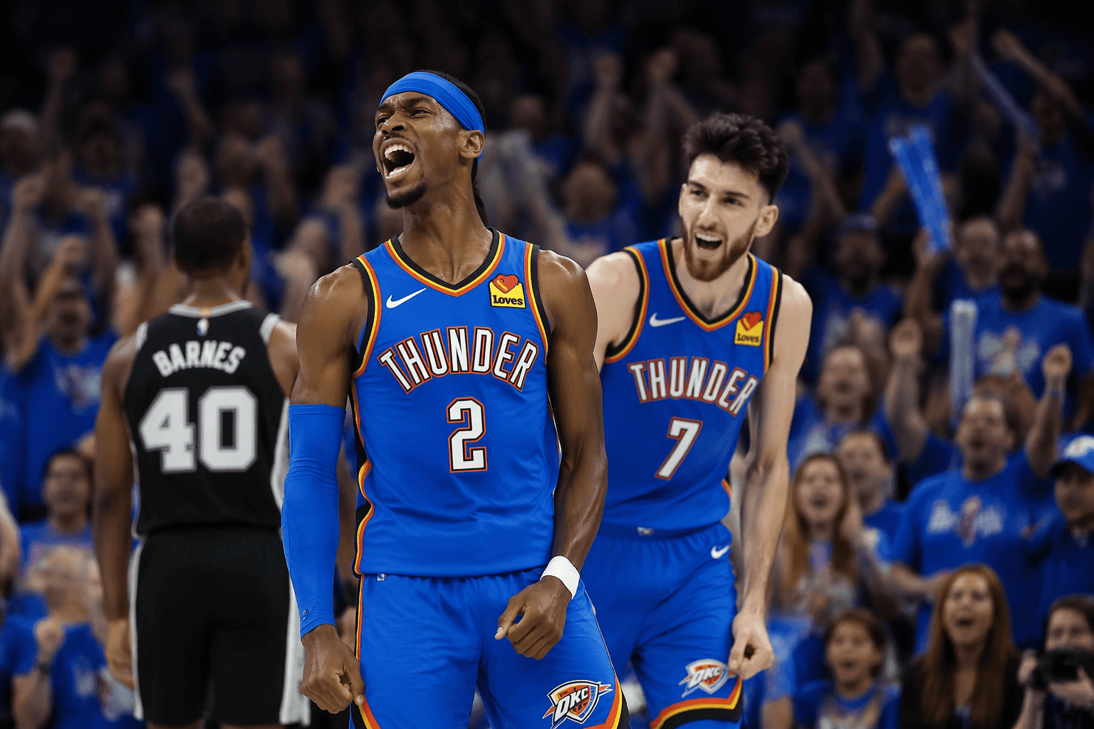 NBA 2K26 sim has Thunder closing out Spurs, returning to Finals