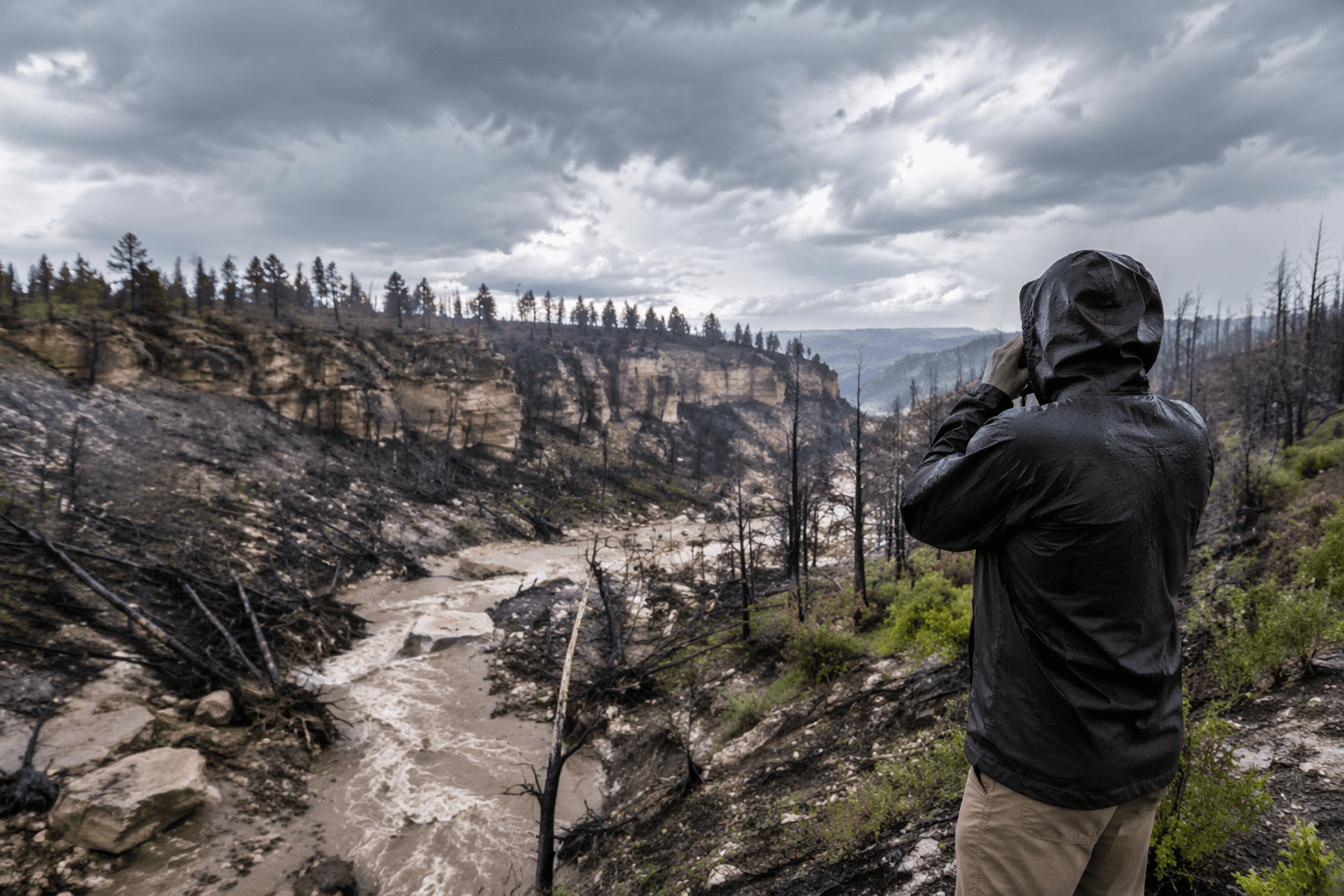 Grand Canyon warns North Rim visitors of flash flood risk after fire