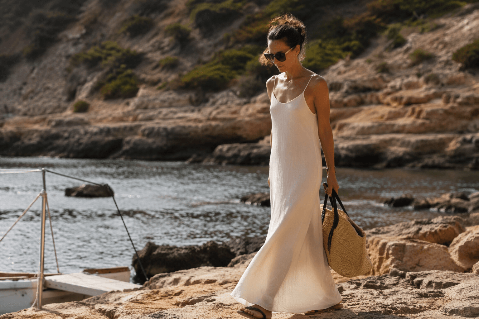 Victoria Beckham's Ibiza wardrobe proves capsule dressing works on vacation