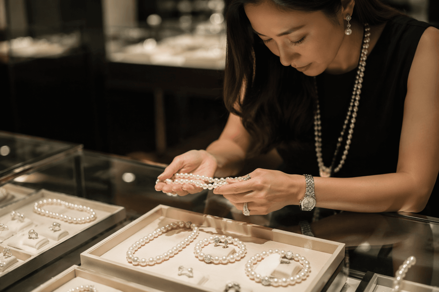 Pearl designs draw buyers at Luxury as prices stay resilient