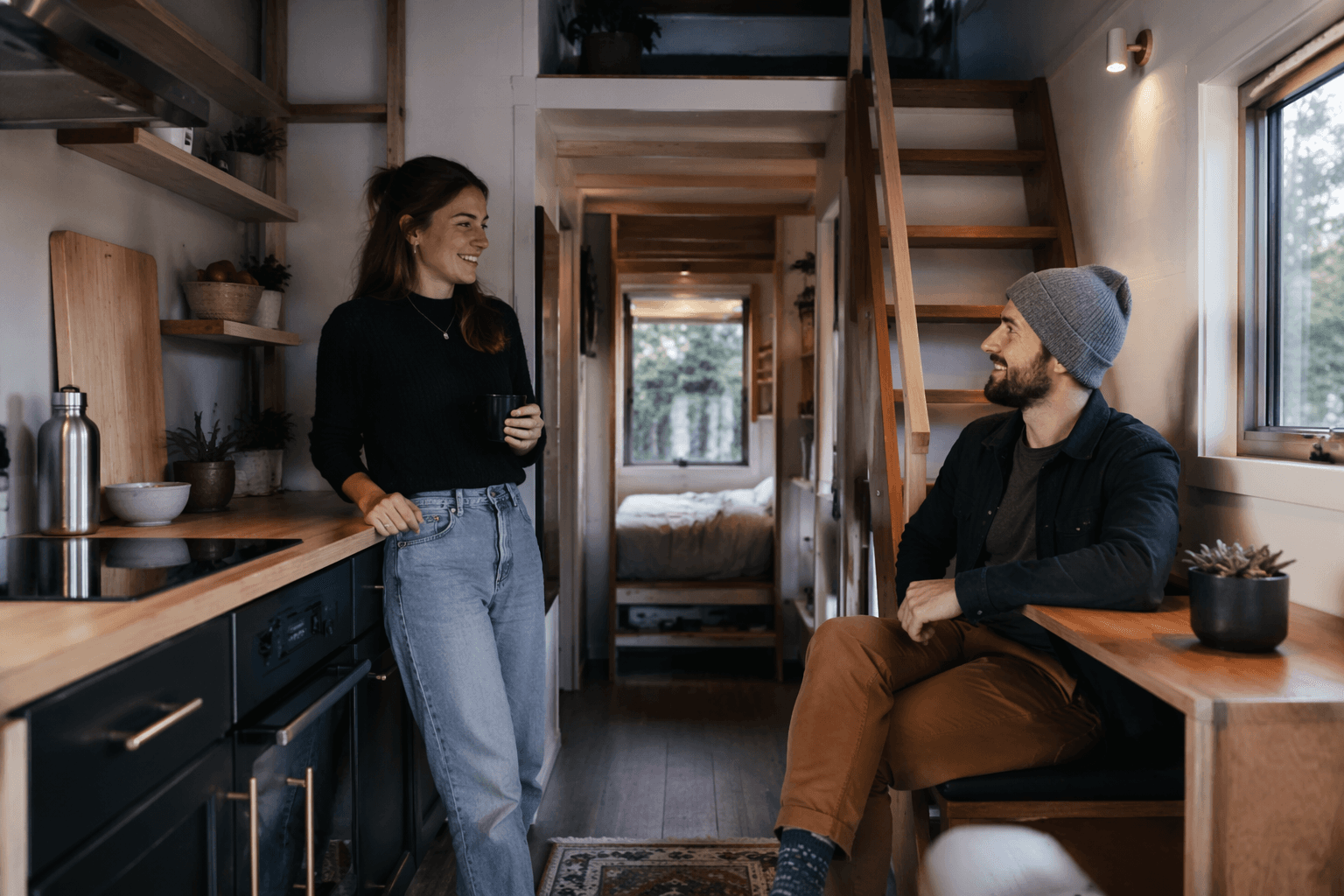 DIY tiny home packs full-size comforts into 290 square feet