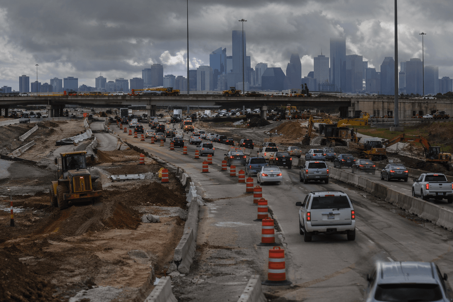Holiday weekend construction closes major Houston freeway routes