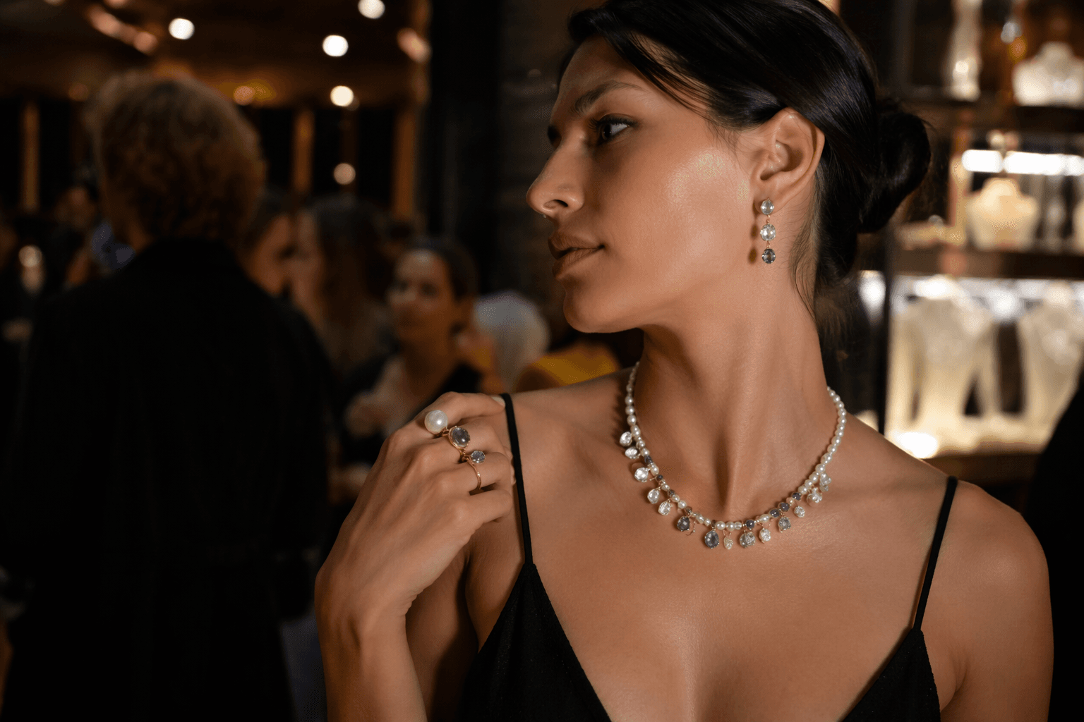 Playful birthstone-inspired jewelry rides Vegas luxury week trends