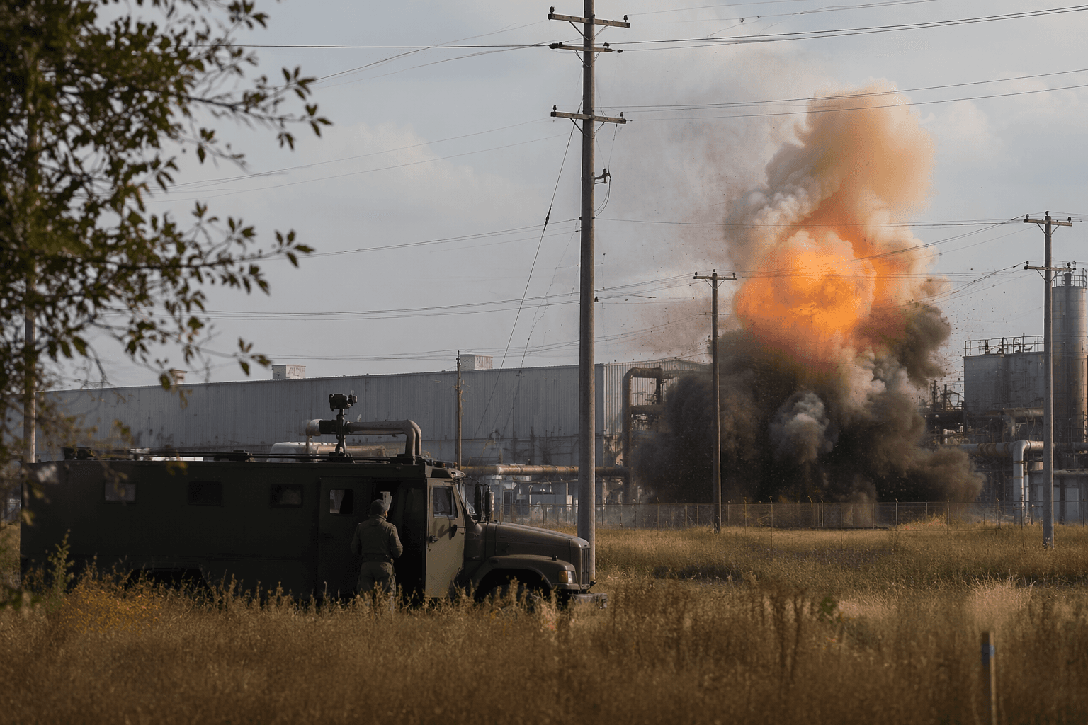 Bomb squad detonates volatile chemical at Atchison plant