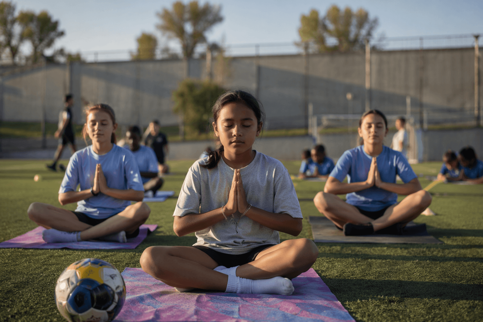 Sacramento yoga event links mindfulness, youth sports, mental health