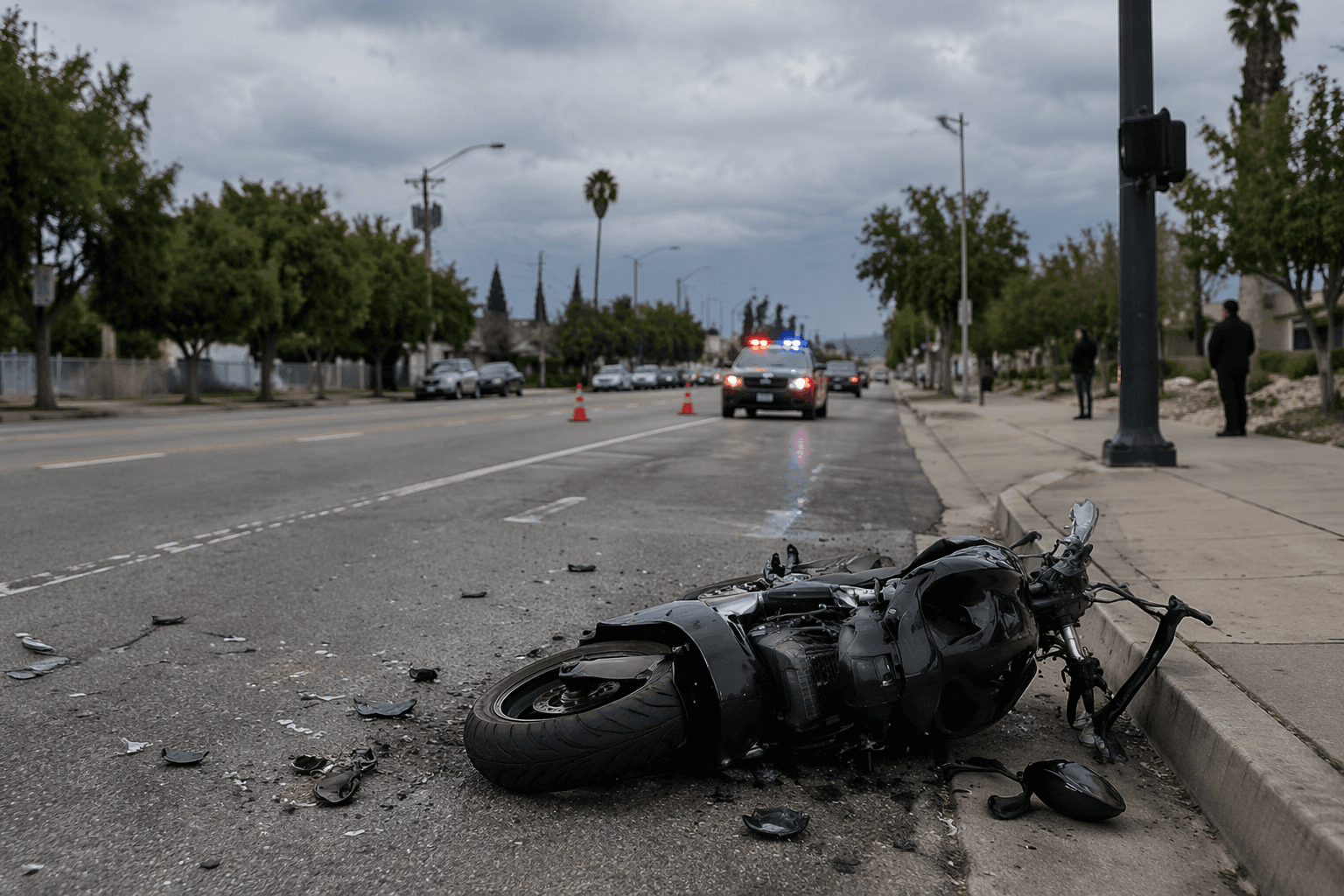 Fresno motorcyclist dies after hit-and-run on Olive Avenue