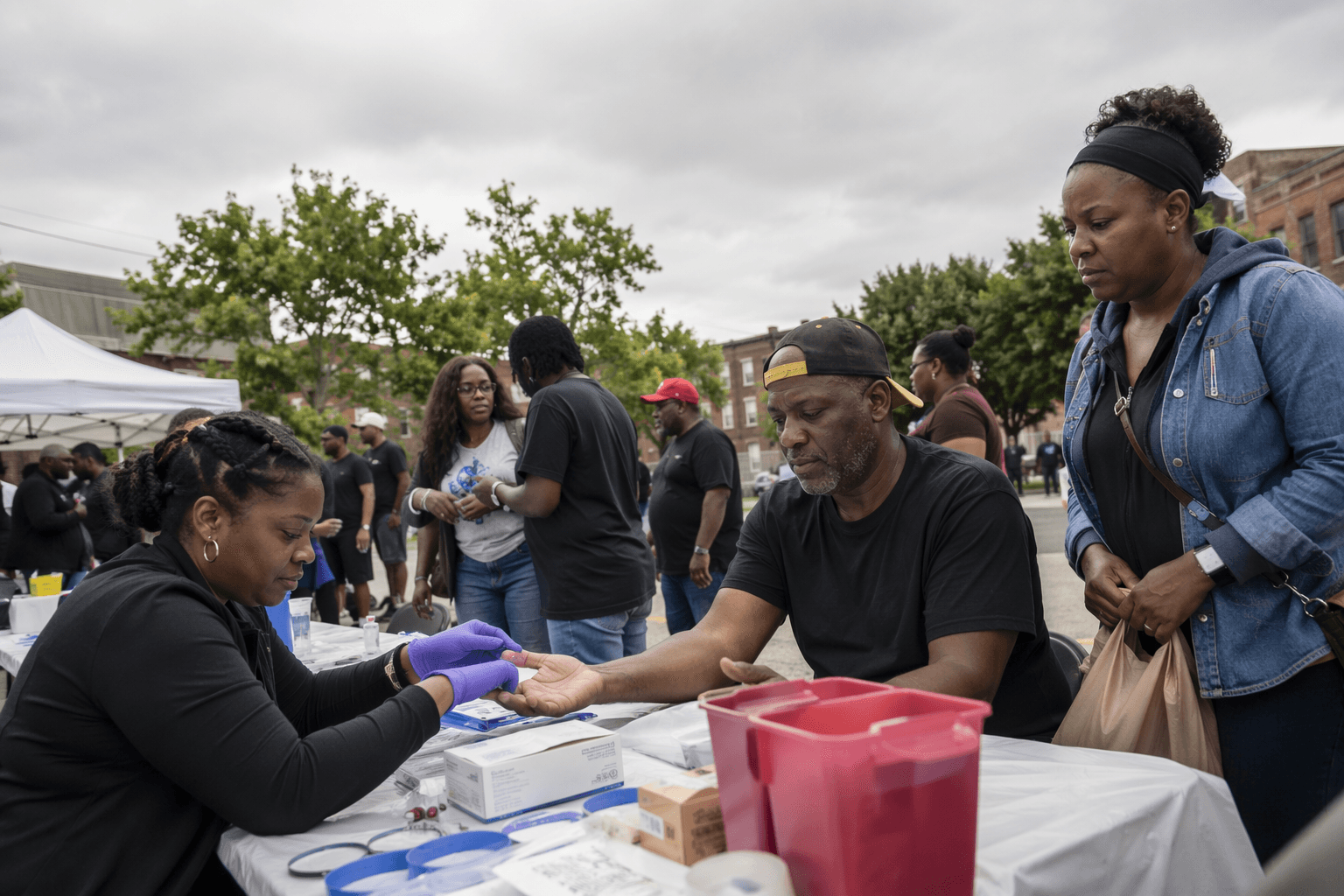 Baltimore families honor Donnell Rochester with resources and HIV testing