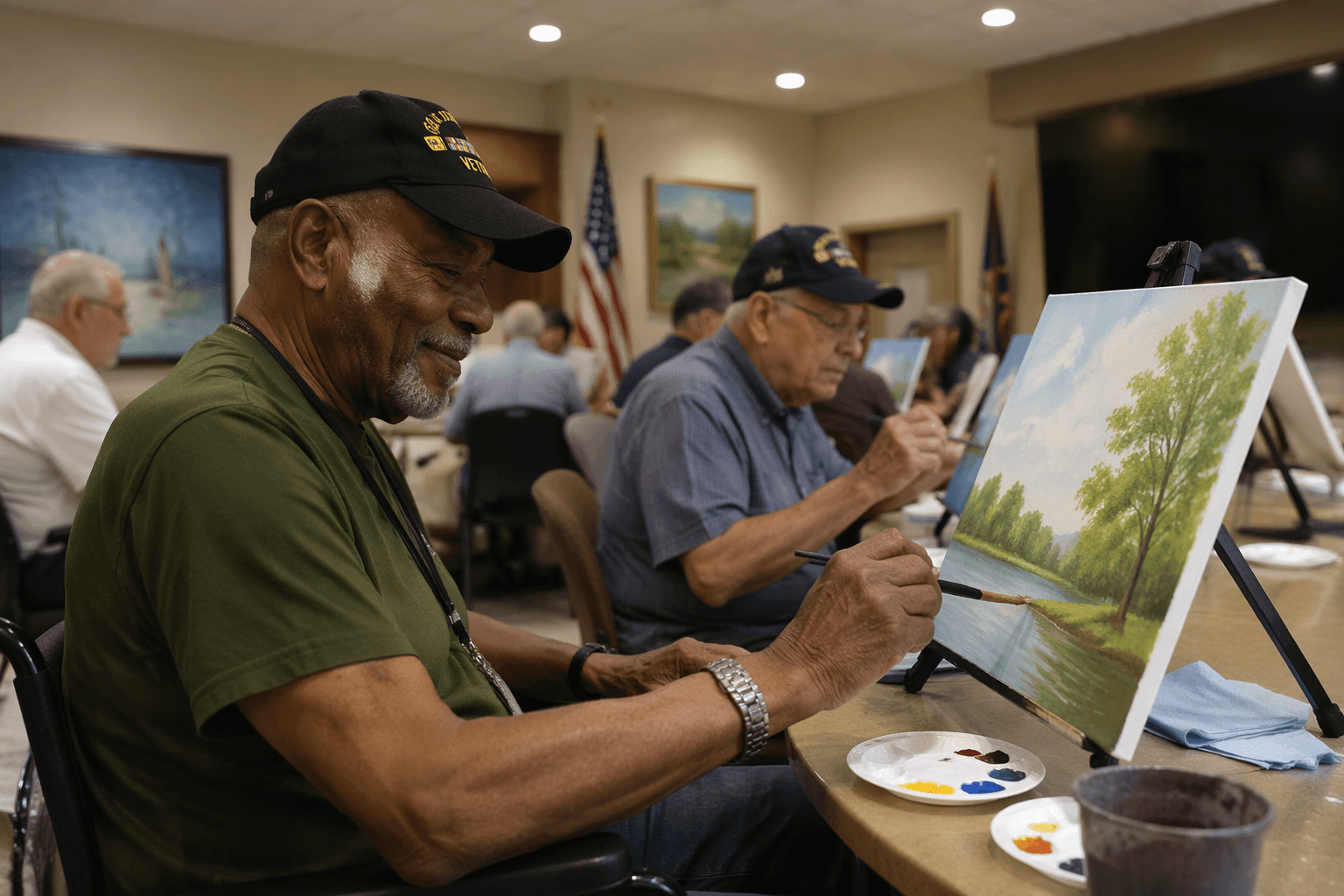 Vineland veterans home joins arts program to boost residents' well-being