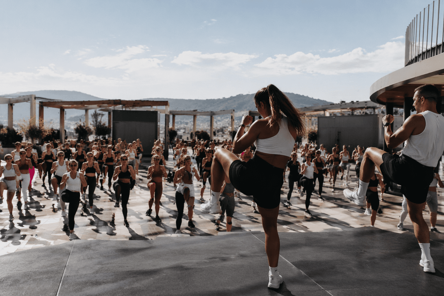 VivaGym brings free outdoor classes to Barcelona mall terrace