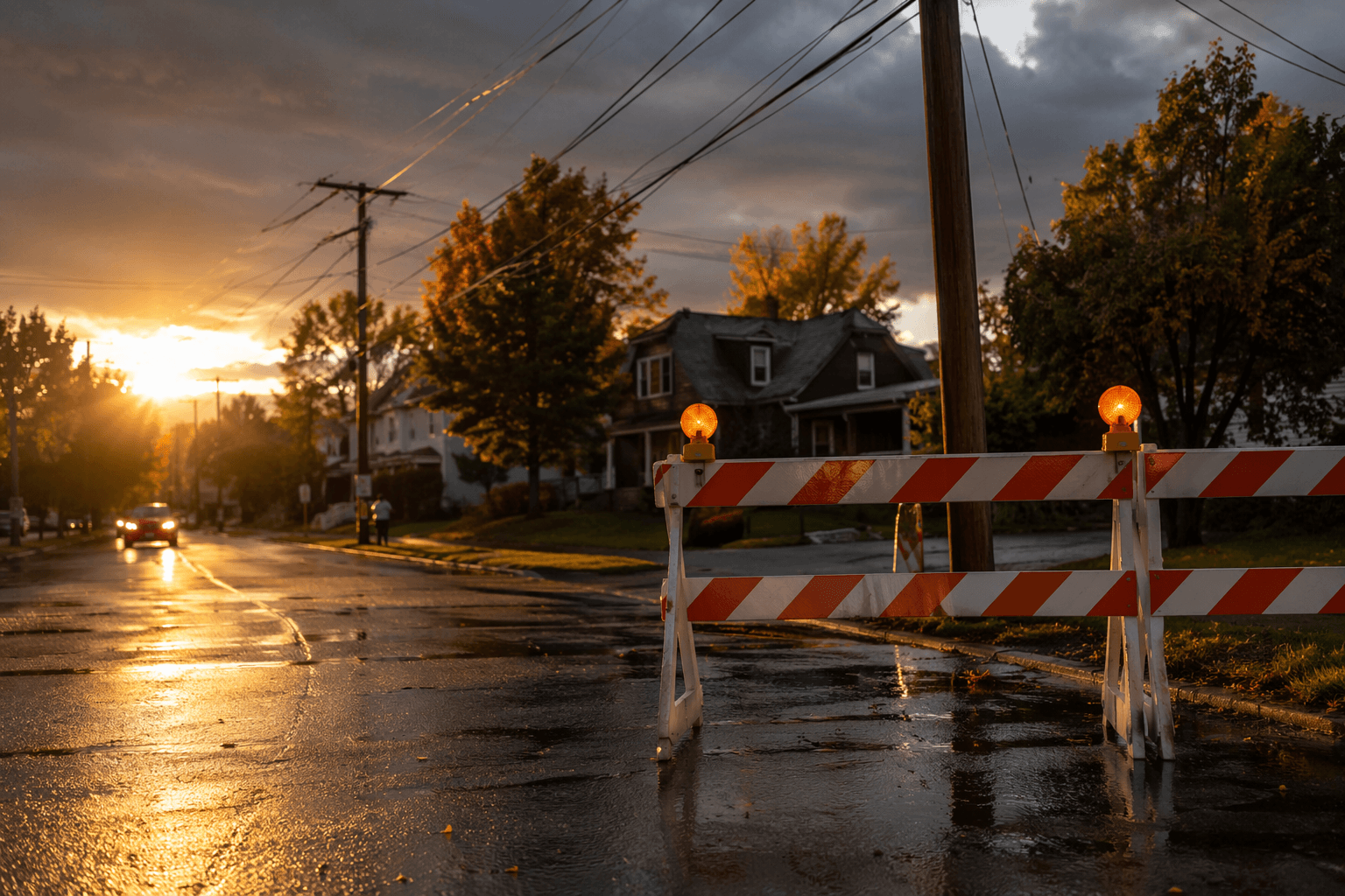 Albany County current incidents page links shelters, road closures, fire notices