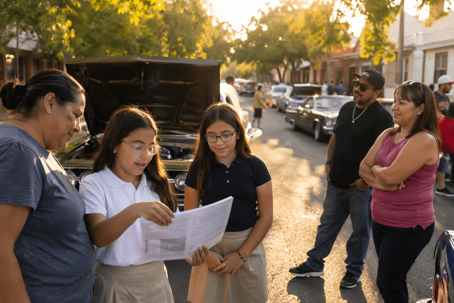 Lincoln Elementary block party blends car show, student-led community outreach