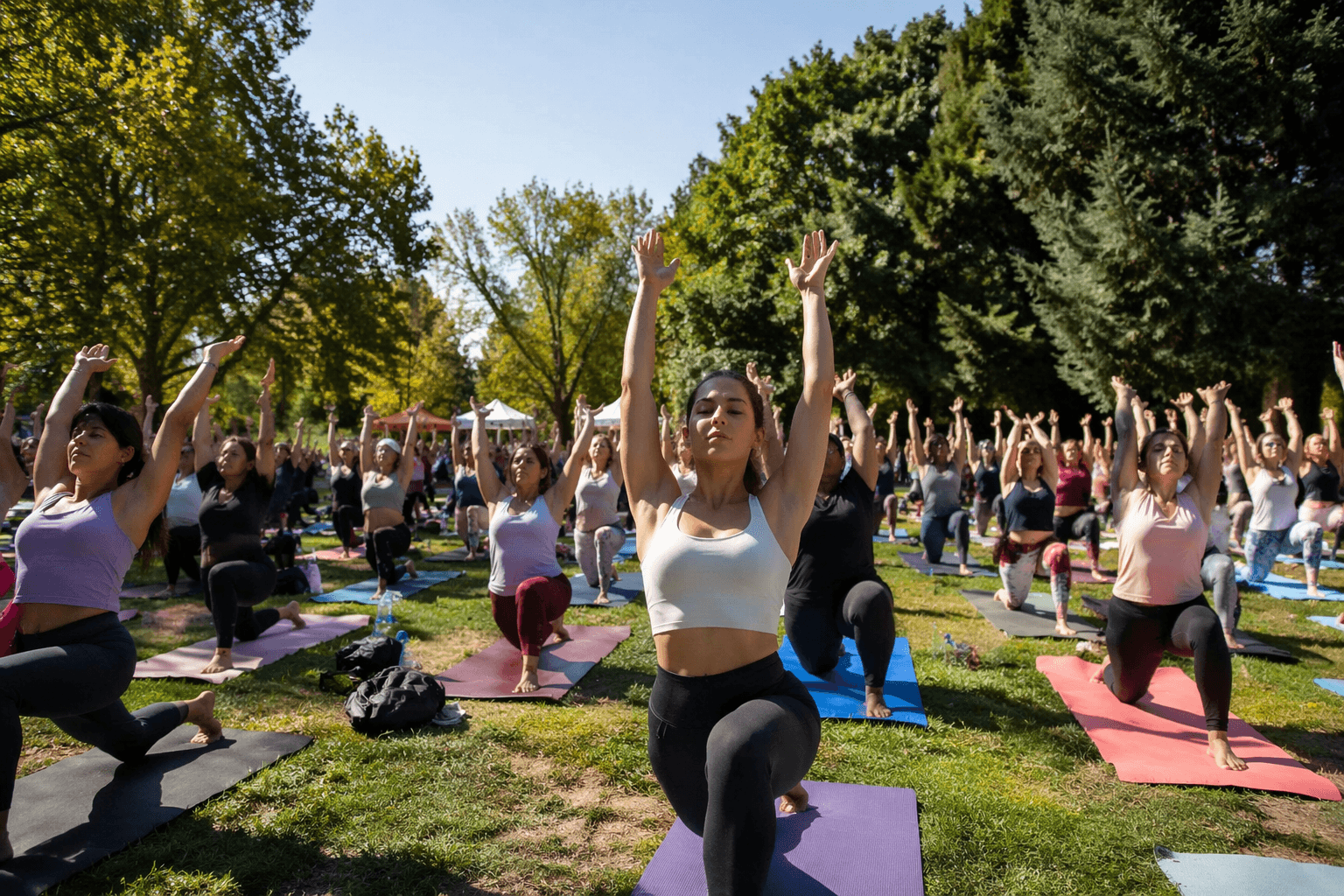 Free WellFest brings yoga, music and wellness to Forestwood Park