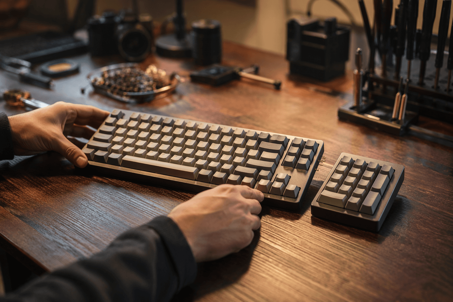 Leopold’s Alchemie keyboards add modular numpad, premium wireless build