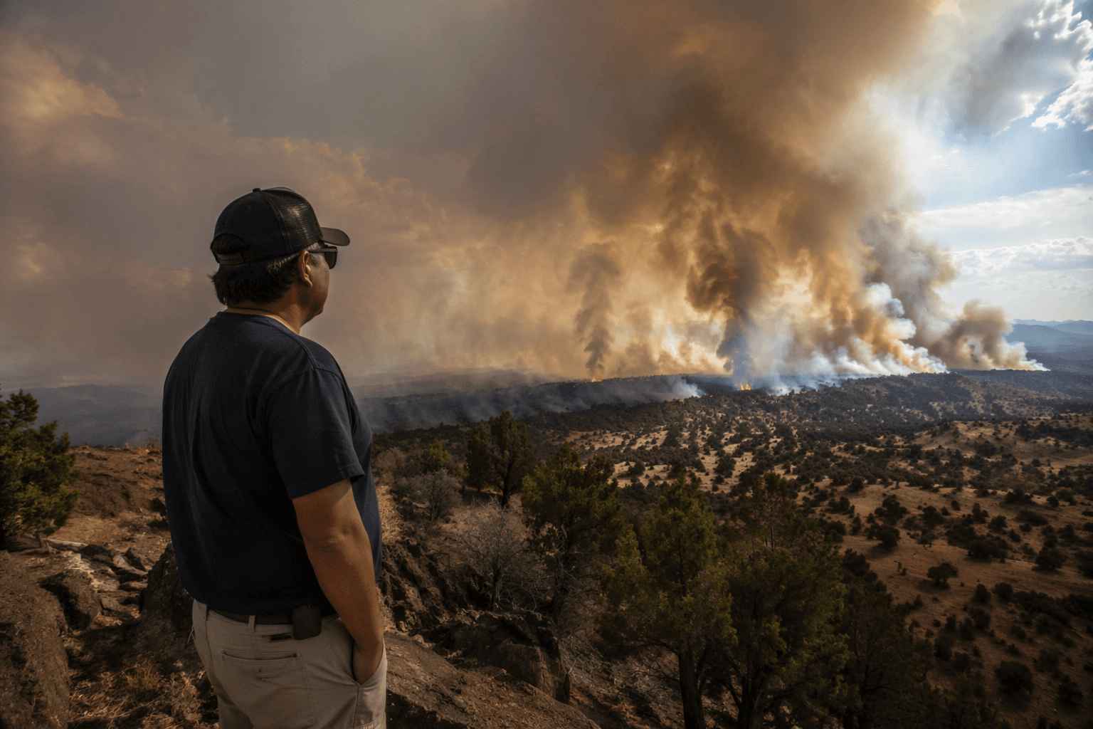 Red Flag warnings complicate North Tsaile Butte Fire response on Navajo Nation
