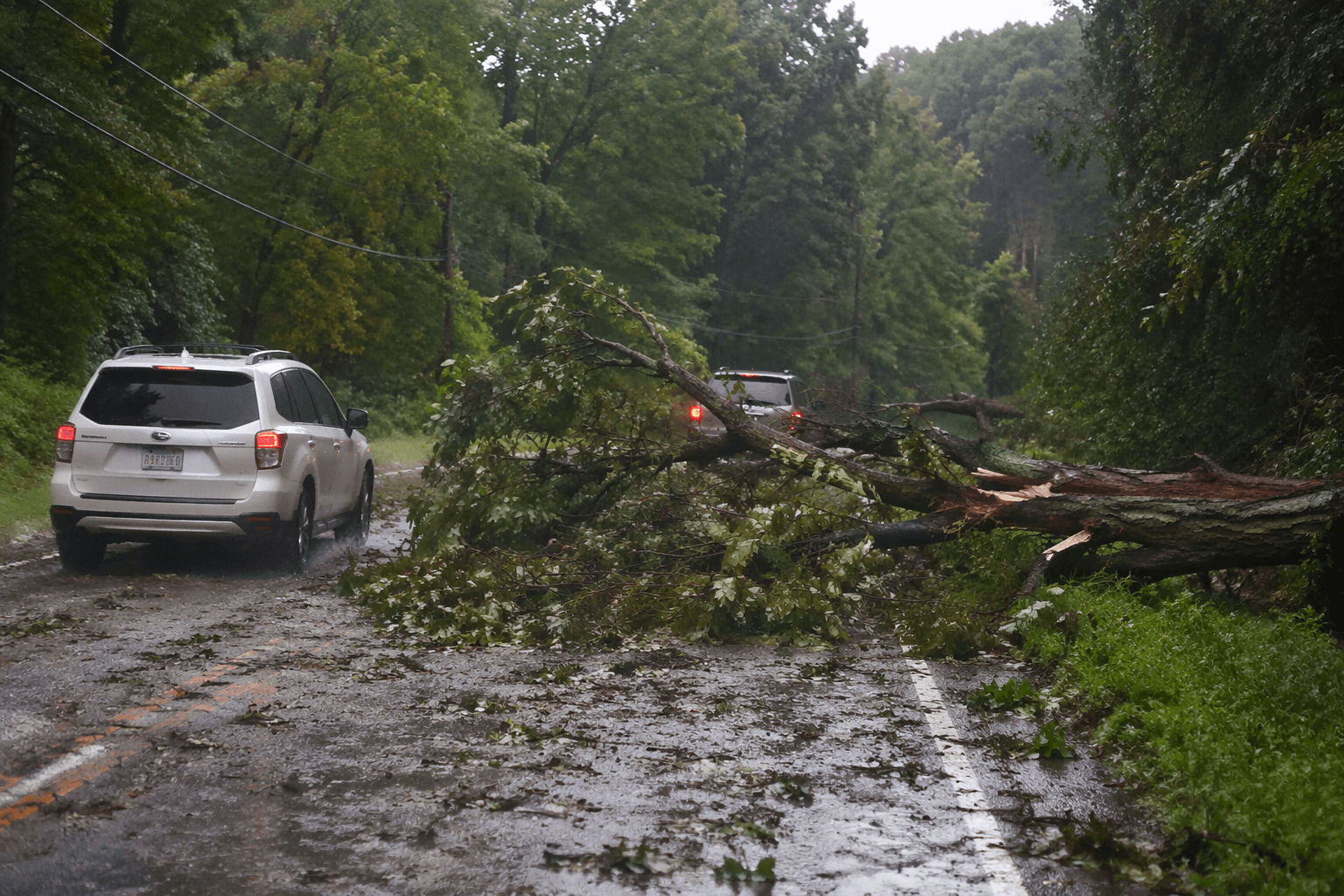 Severe storms bring quarter-sized hail, wind damage to McDowell County