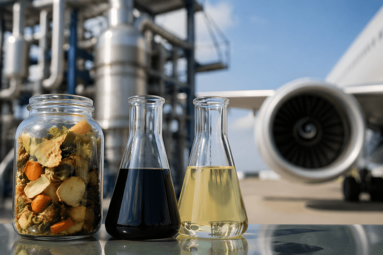 Food waste becomes jet fuel in circular hydrothermal refinery