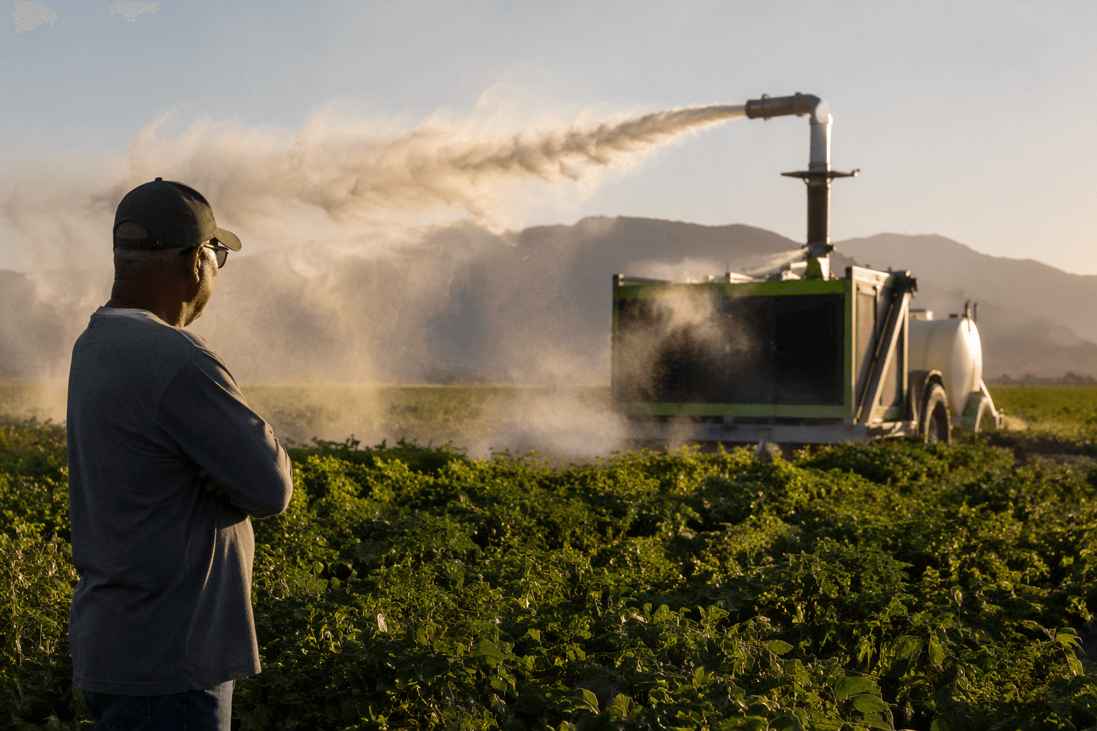 Cooling technology tested in Yuma fields could help beat extreme heat