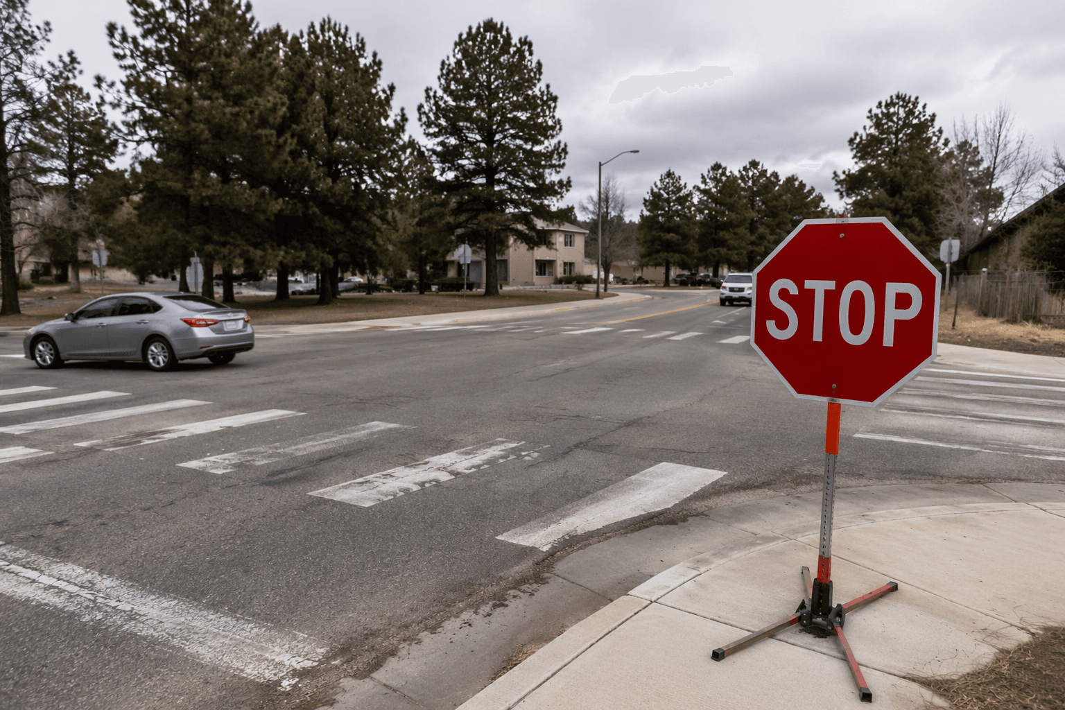 Los Alamos County makes North Road, Urban Street a four-way stop