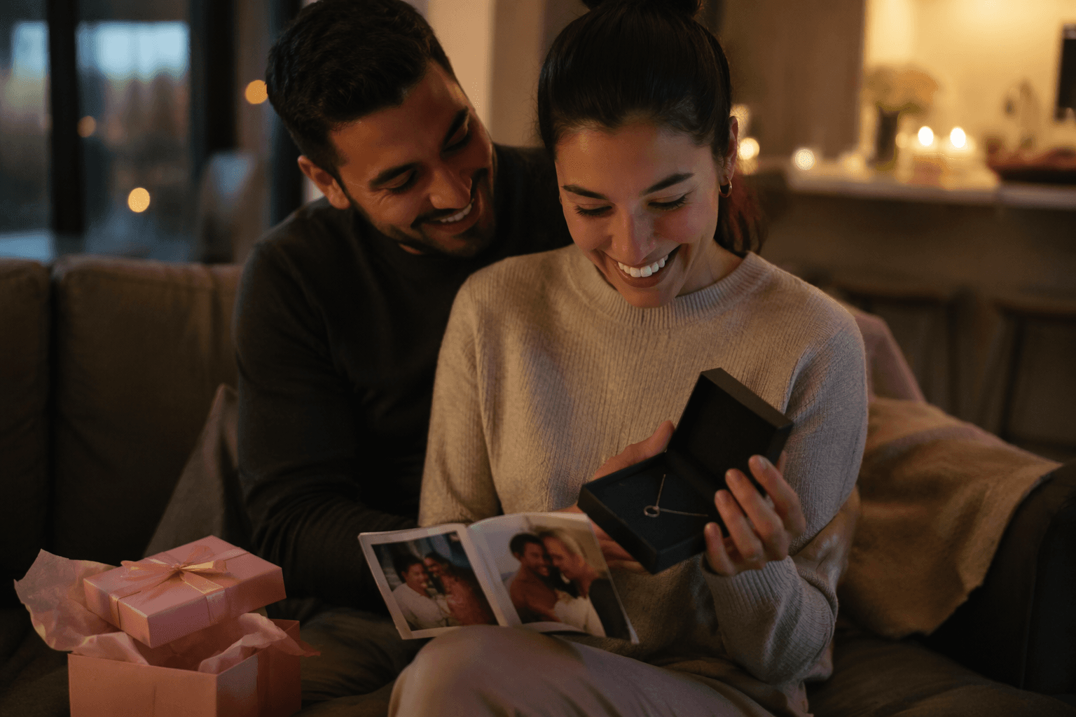 personalized Valentine’s Day gifts, from jewelry to photo keepsakes