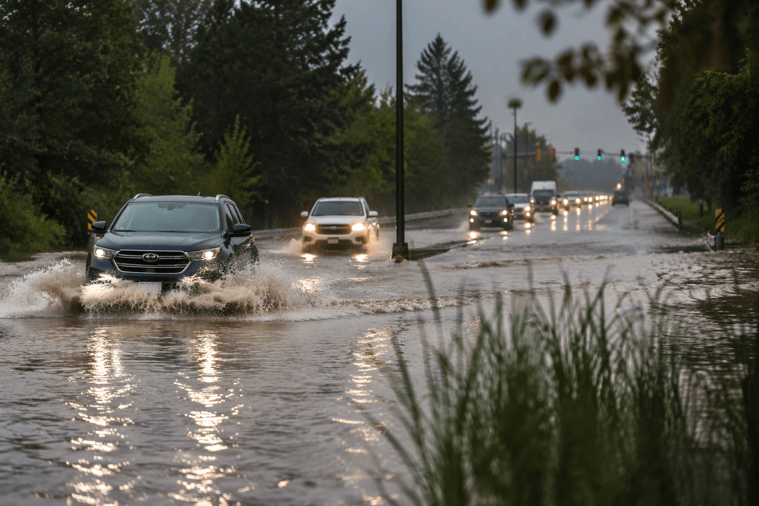 Grand Traverse County weighs long-term fixes for South Airport Road flooding