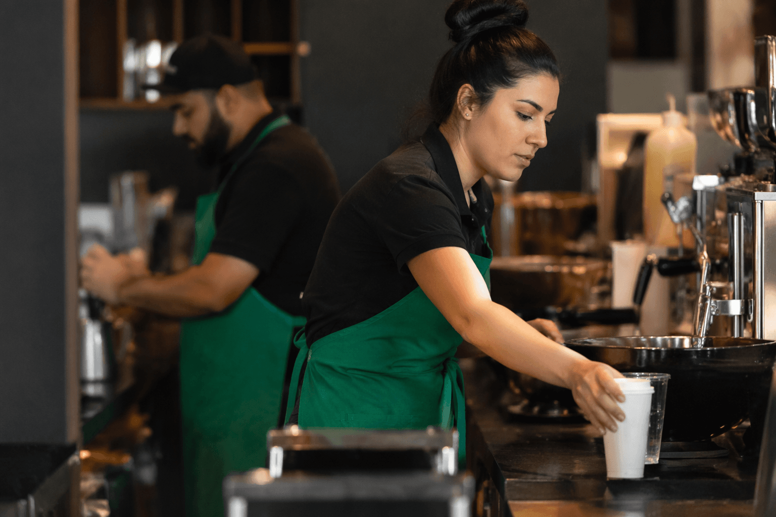 Starbucks says Green Apron Service is improving store performance and growth