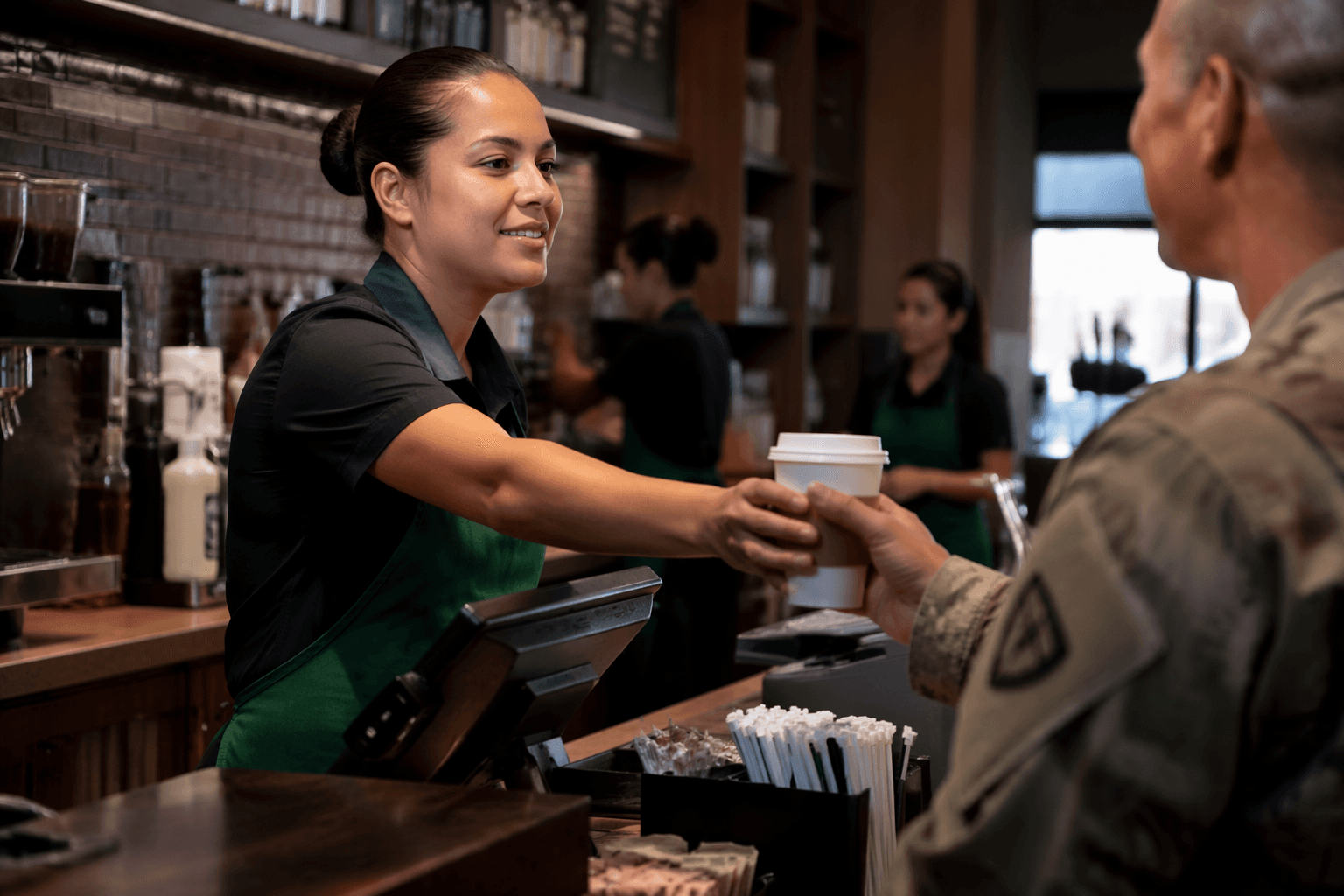 Starbucks plans to expand military family coffeehouses to 450 locations