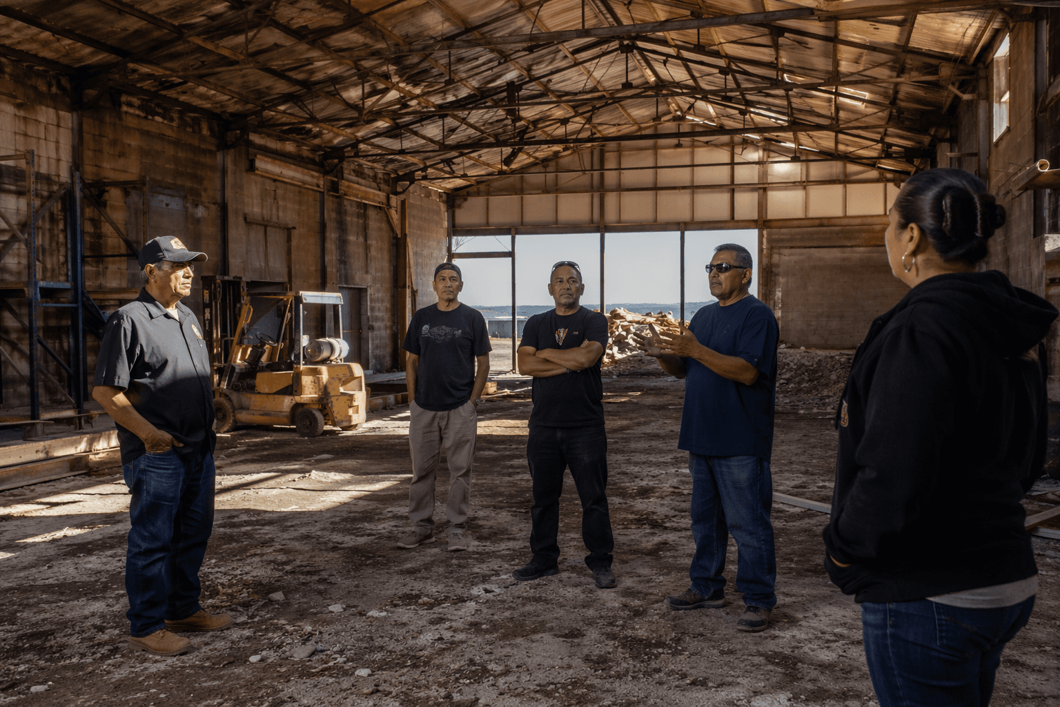 Shiprock veterans rebuild industrial site for affordable housing materials plan
