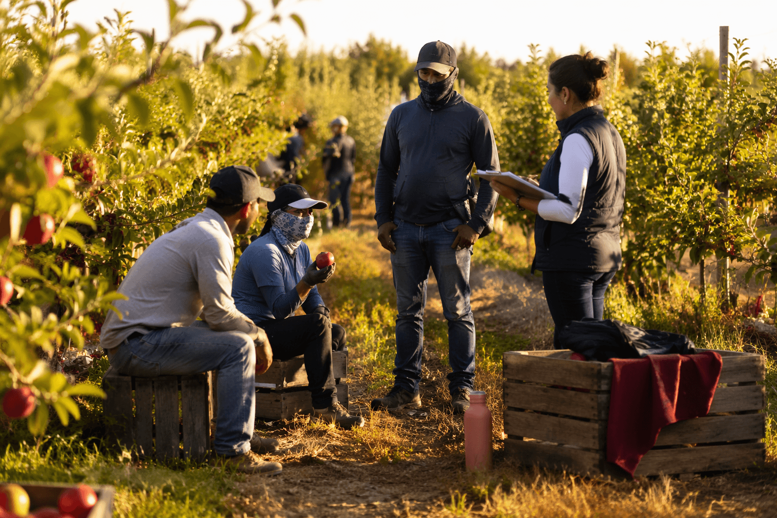 ConsulMex Detroit visits Grand Traverse County farms to aid workers
