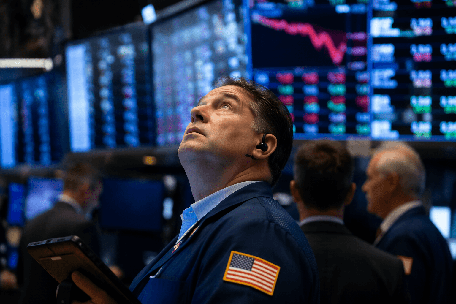 Dow hits record high as Broadcom selloff drags tech stocks lower