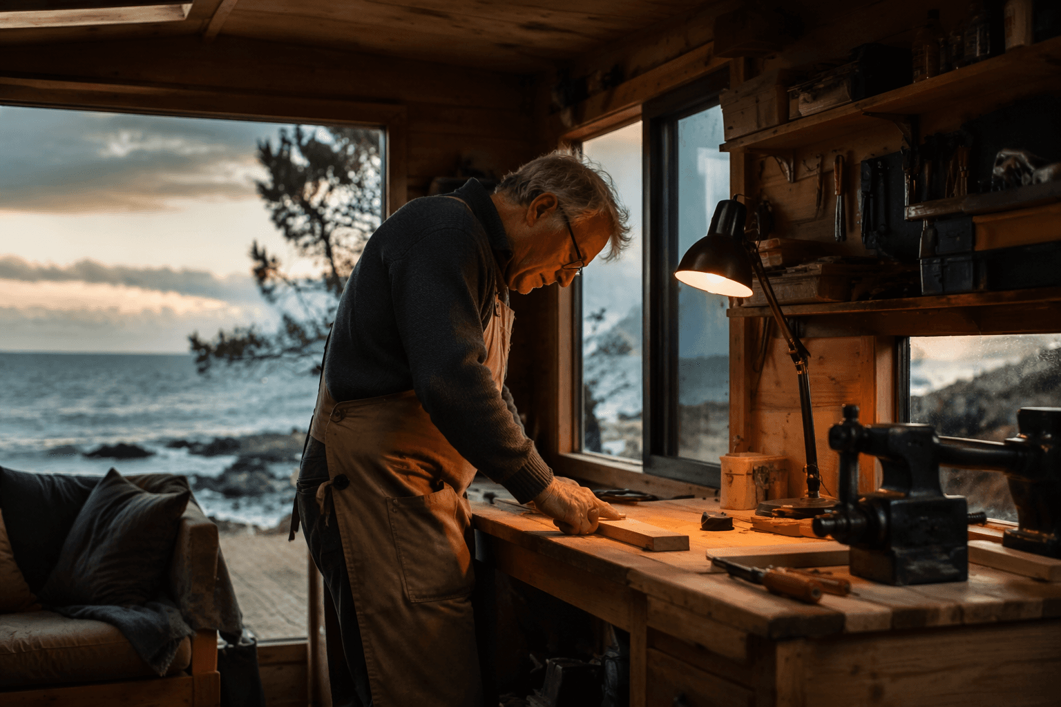 Retiree downsizes to off-grid tiny home for stable coastal living
