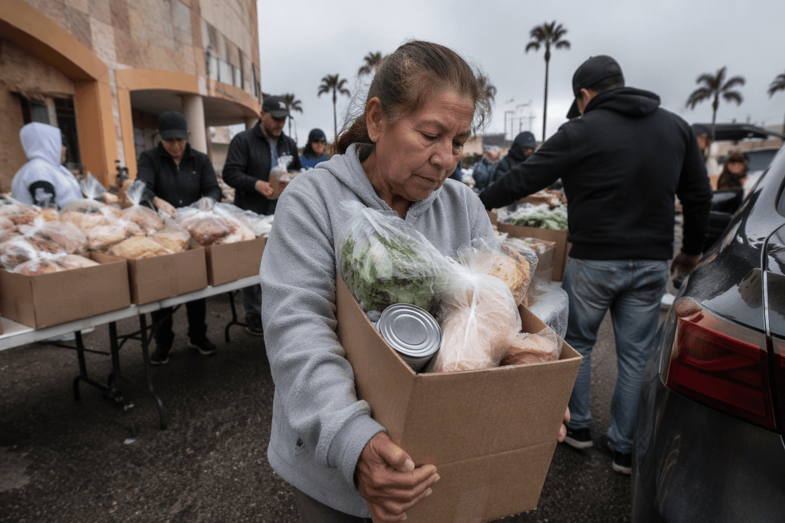 Food aid cuts strain San Luis families, churches step in