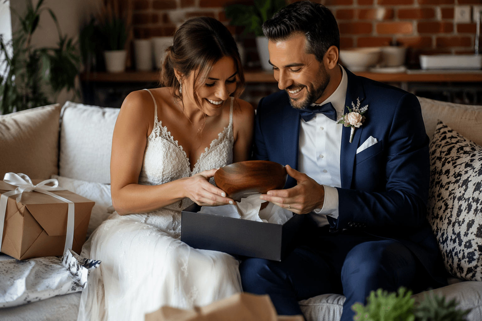 The best personalized wedding gifts commemorate the couple’s big day