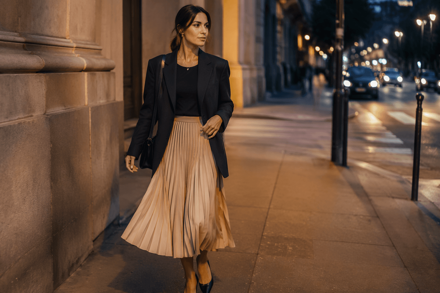 Pleated skirts get a modern workwear reset, from desk to date night