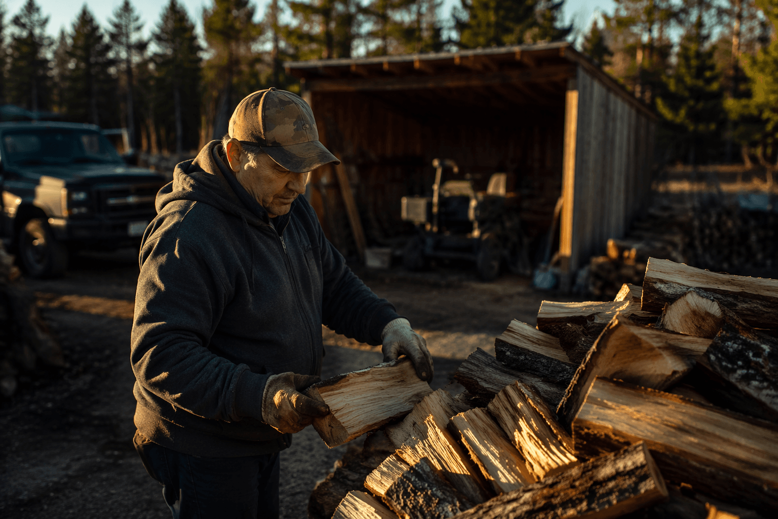 Photos show Lake County firewood market strain, rural hardship