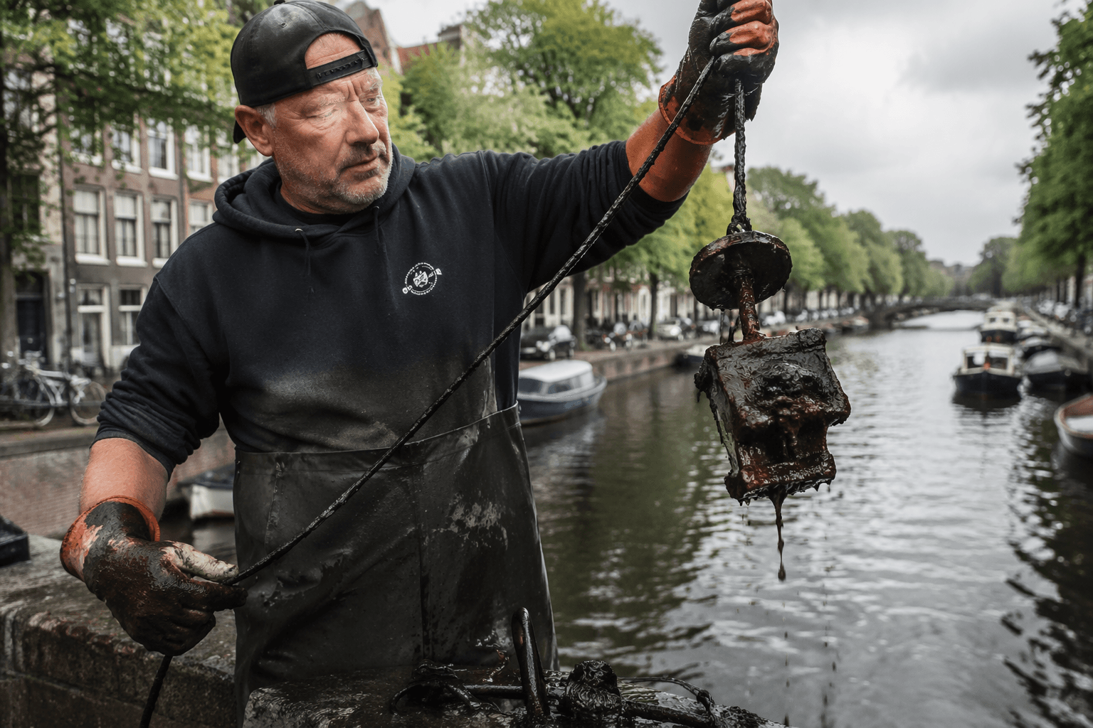 Amsterdam magnet fishing hunt turns up World War II secrets
