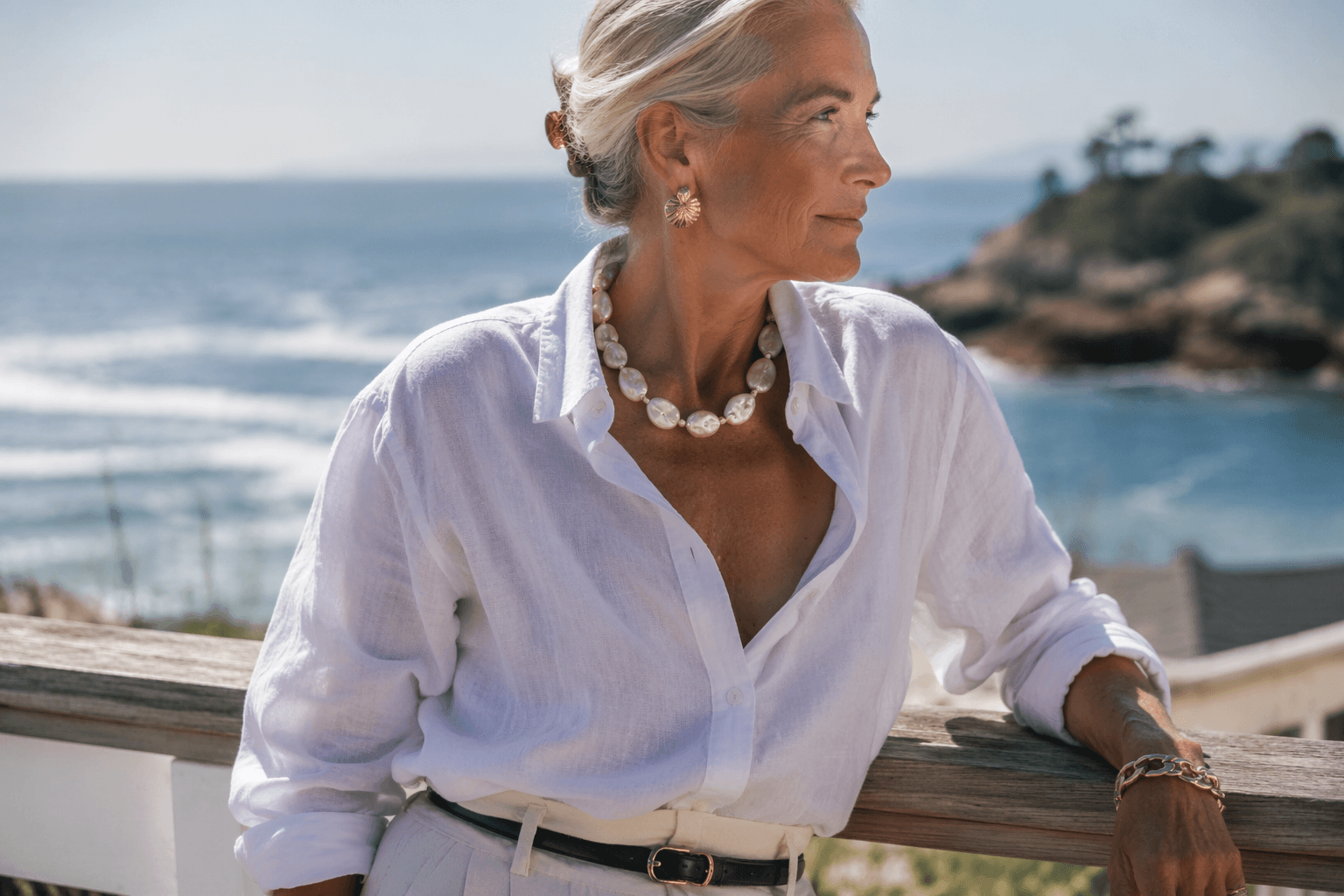 Coastal grandmother dressing gets bolder with statement summer jewelry